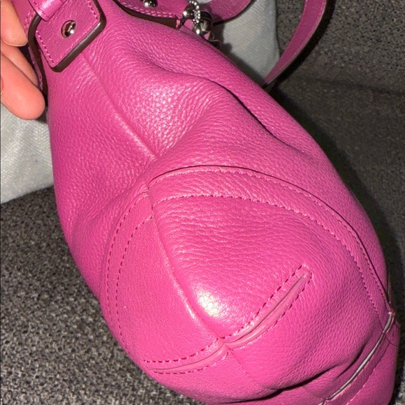 🚨NWOT Coach Abby Mini Hobo Pebbled Leather Crossbody - Blossom Pink F1972- COA - Picture 7 of 16